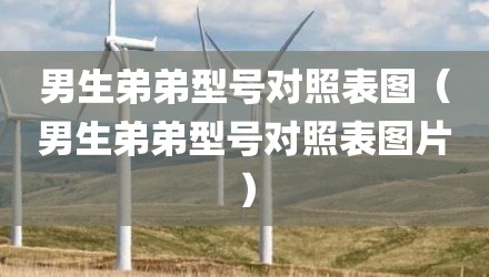 男生弟弟型号对照表图（男生弟弟型号对照表图片）