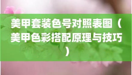 美甲套装色号对照表图（美甲色彩搭配原理与技巧）