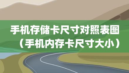 手机存储卡尺寸对照表图（手机内存卡尺寸大小）