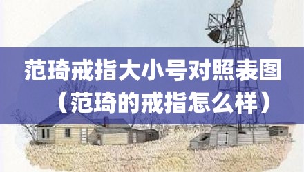 范琦戒指大小号对照表图（范琦的戒指怎么样）