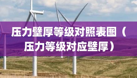 压力壁厚等级对照表图(压力等级对应壁厚)