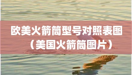 欧美火箭筒型号对照表图（美国火箭筒图片）