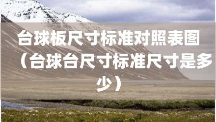 台球板尺寸标准对照表图（台球台尺寸标准尺寸是多少）