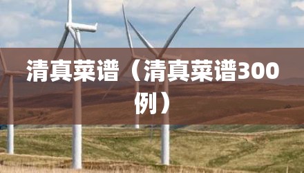 清真菜谱（清真菜谱300例）