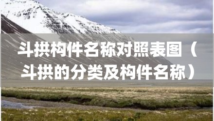 斗拱构件名称对照表图（斗拱的分类及构件名称）