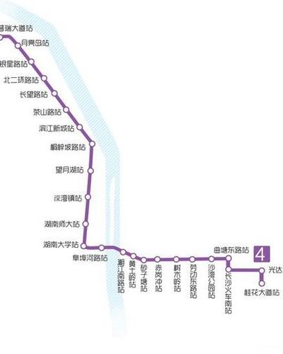 4号线线路图(长沙地铁4号线线路图？)