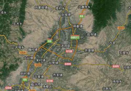 洪洞县地图(山西洪洞县、平遥距离，、乔家大院地图？)