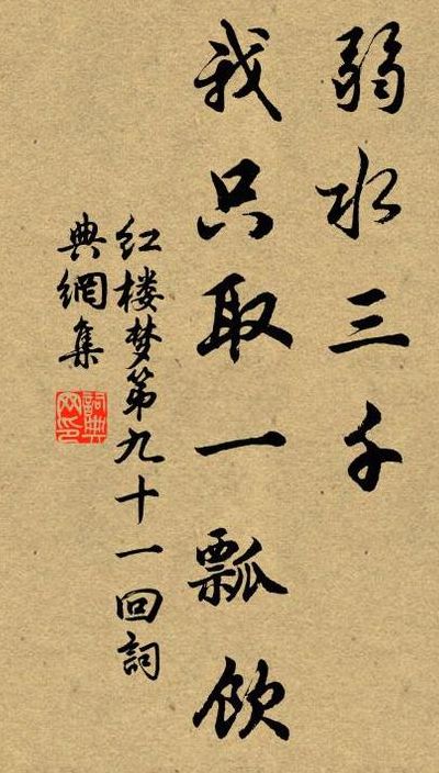 弱水三千只取一瓢饮下一句(纵有弱水三千我只取一瓢饮下一句？)