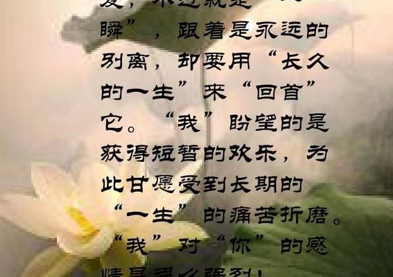 我在佛前求了五百年(席慕容有首诗的第一句是“我在佛前许愿”，全诗是什么？)