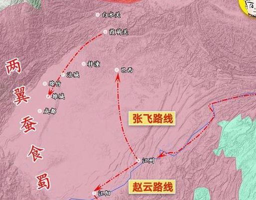 刘备入川(全面战争刘备入川的路线？)