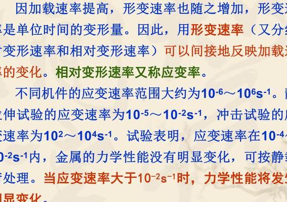 应变速率(应变速率单位？)