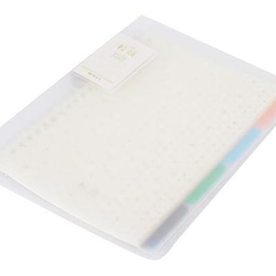 只穿了一条绳子正面(晨光活页本带的绳子怎么用？)