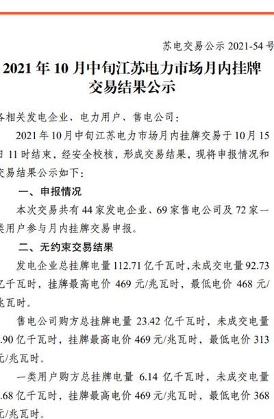 江苏交易电价上浮19.94%(江苏省用电最新规定？)