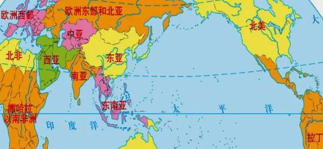 五大洲地图(五大洲四大洋是哪几个？)