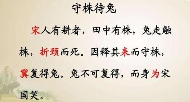 因释其耒而守株的释是什么意思（因释其耒而守株的释是什么意思多选题）