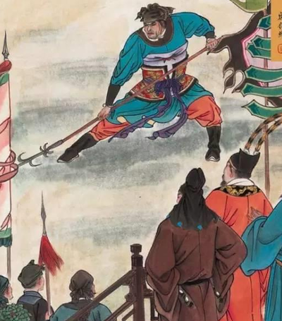 谁破了连环马(谁帮宋江破连环马使韩涛入伙？)