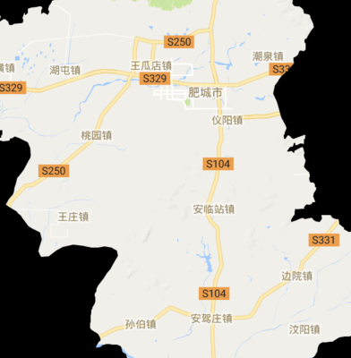 肥城市区地图(泰安市地图各区划分？)