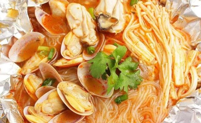 锡纸花甲粉的做法配料（锡纸花甲的做法配料）