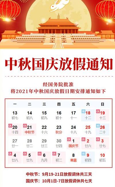 2021中秋国庆假期(2021国庆中秋如何放假？)