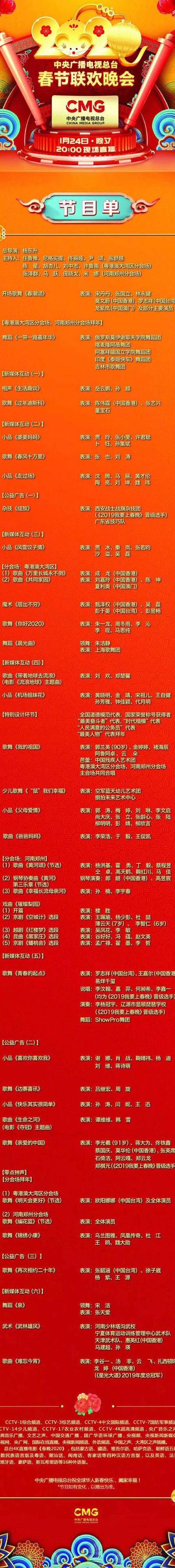 春晚节目单2012(2012春晚主持人是哪几位？)