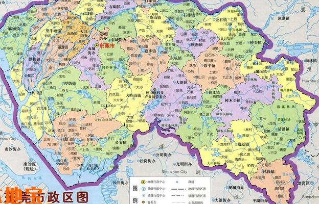 东莞地图全图(东莞各镇地图是怎么样的？)
