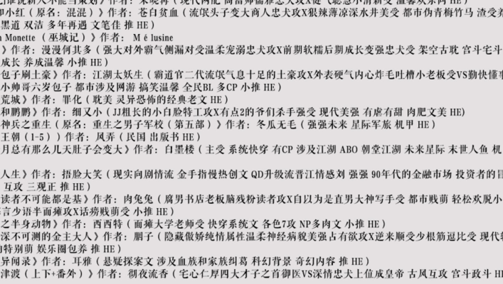 肉肉多的文(有哪些好看的耽美小说？)