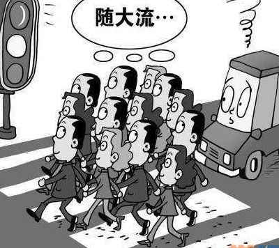 盲目从众（盲目从众的作文素材）