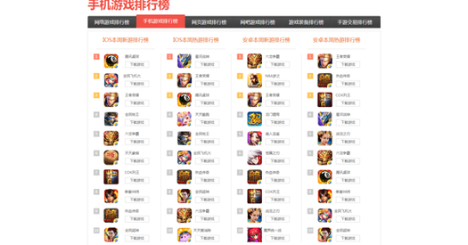 大型网络游戏排行榜2013前十名(2013年比较流行的手机游戏有哪些？)