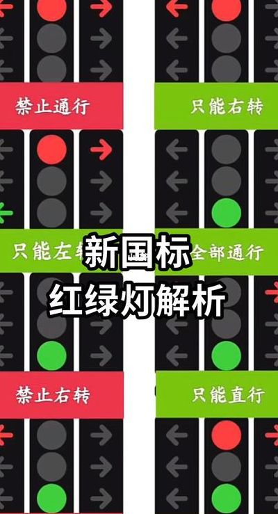 新版红绿灯信号灯图解（新版红绿灯信号灯图解 全国）