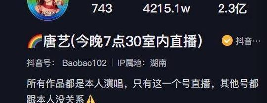 唐艺一天能挣多少钱(抖音哪个公会最有钱)
