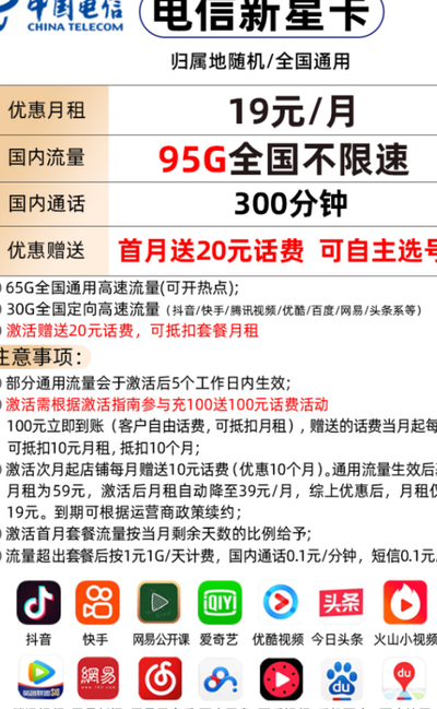流量卡图片(不同通讯商的19元卡能用吗？)