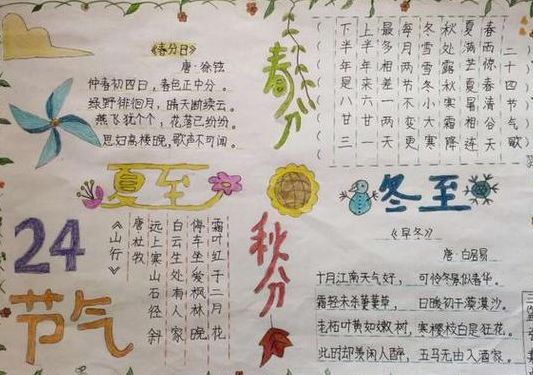 二十四节气表时间表（二十四节气表时间表手抄报）