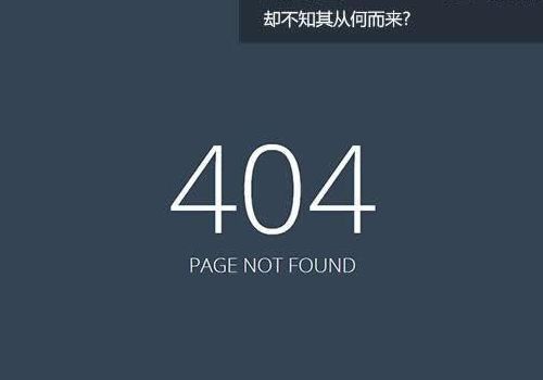 网页上有错误(浏览器所有网页404错误解决办法？)