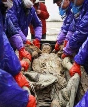干尸图片(苍岩山千年女尸介绍？)