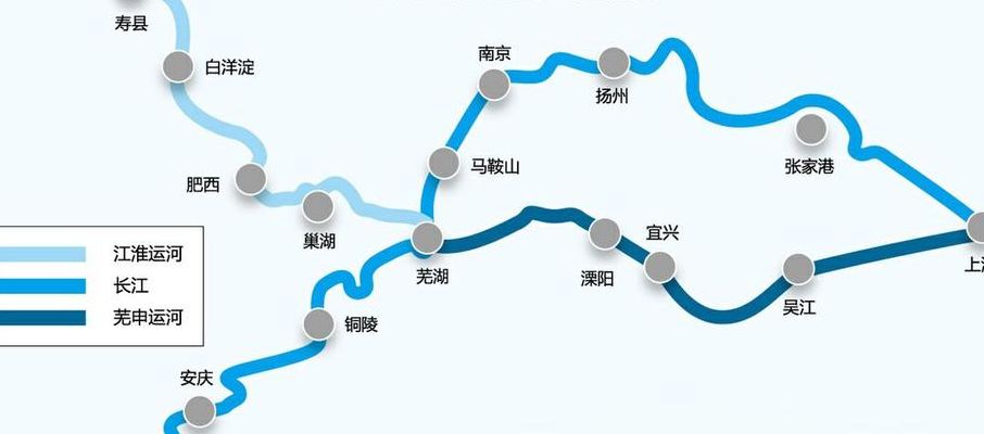芜申运河（芜申运河安徽段线路图确定）