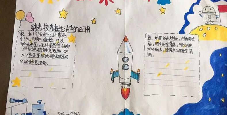 纳米技术手抄报（纳米技术手抄报四年级简单漂亮）