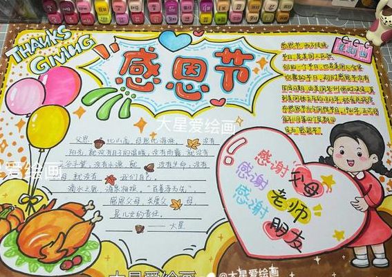 关于感恩节的手抄报（关于感恩节的手抄报怎么画）