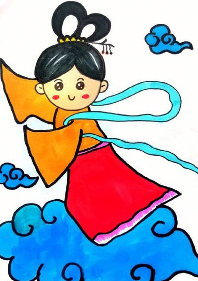 嫦娥怎么画简单又漂亮（嫦娥怎么画简单又漂亮简笔画）