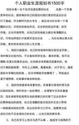 个人经历怎么写（职业生涯规划书个人经历怎么写）