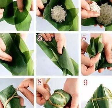 三角粽子的包法图解（三角粽子的包法图解大全）