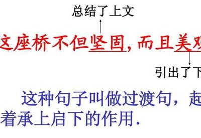 过渡句是什么意思（承上启下是什么意思）