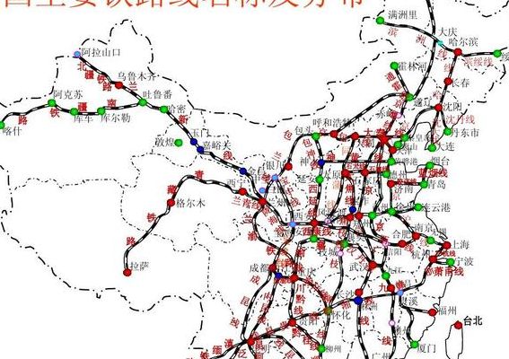 中国铁路线（中国铁路线简图）