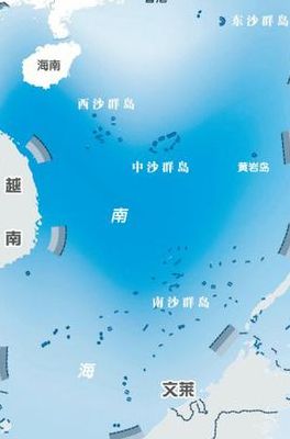 南海诸岛地图高清版（南海诸岛全图）