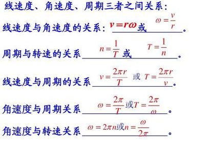 角速度与转速的关系（角速度与转速的关系有什么关系）
