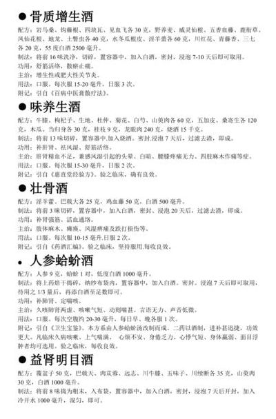 风湿药酒配方大全（风湿药酒配方大全及功效）