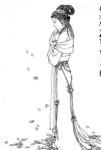 白描人物（白描人物画东晋顾恺之代表作品）