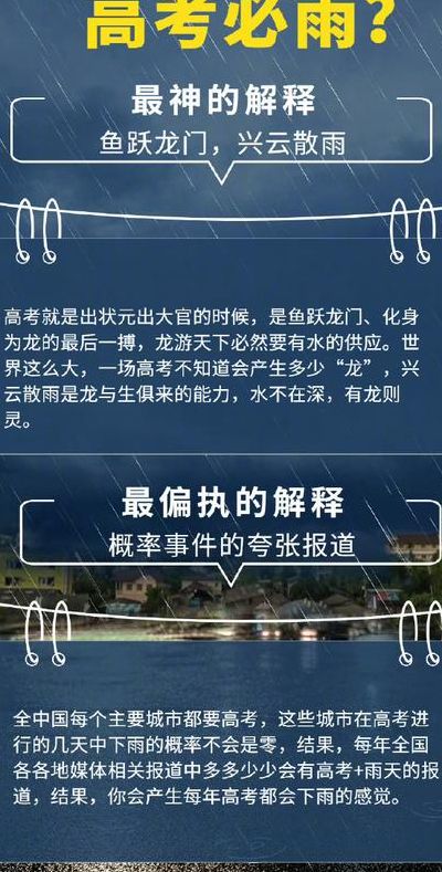 为什么每年高考都下雨（为什么每年高考都下雨为什么每年高考都下雨文章打字）