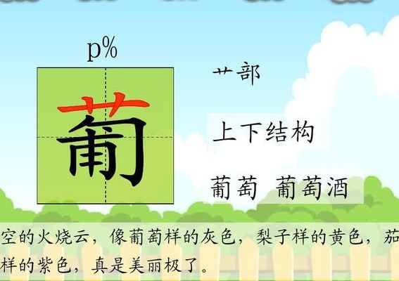 萄怎么组词2个词（萄怎么组词2个词语有哪些）