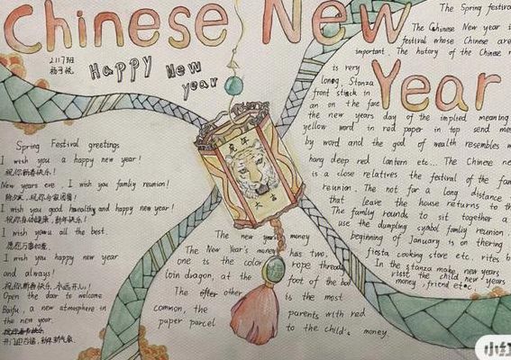 英语春节的手抄报（英语春节的手抄报怎么画简单又漂亮）