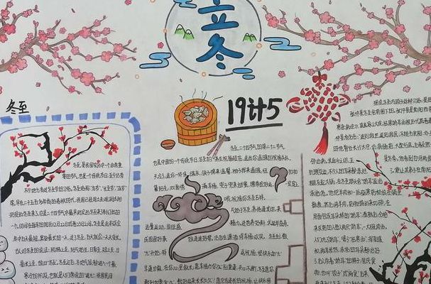 关于冬至的手抄报（关于冬至的手抄报A4纸）